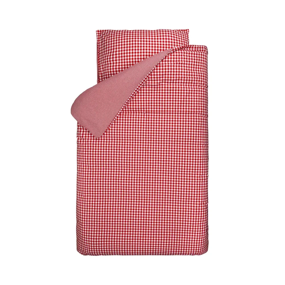 Bink Bettwäsche BB Karo rot 135 x 200