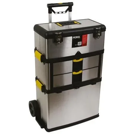 "WERKZEUGTROLLY - ROSTFREIER STAHL - 570 x 354 x 830 mm image"