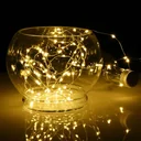Weihnachtsbeleuchtung - 100 LED - Warmweiß - 563cm