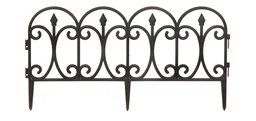 Gartenzaun in anthrazit