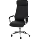 Bürostuhl ergonomisch geformt schwarz