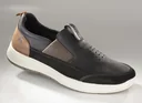 Slipper mit Elastikzonen, Farbe schwarz, Gr. 43