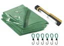 Planengewebe Set mit COB LEDsund 6 Gummispanner
