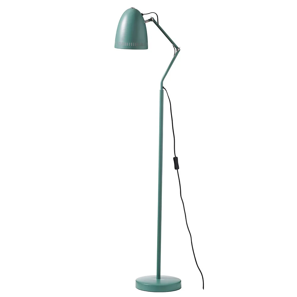 Superliving Stehlampe Metall "Dynamo" matt mint dunkel