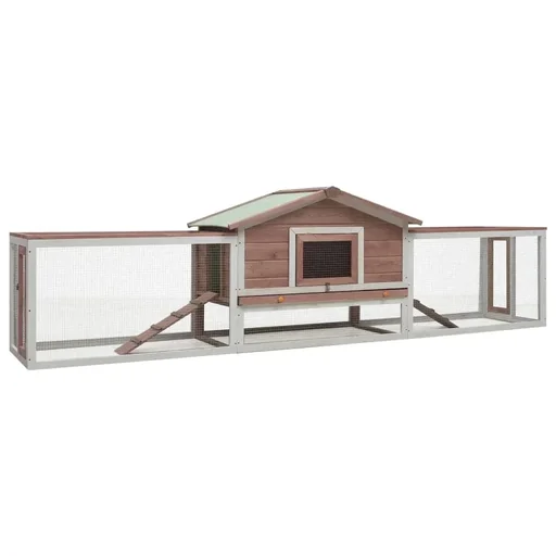 "Kaninchenstall 303x60x86 cm massiv g image"