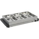 Buffetwärmer 300 W 3x2,5 L Edelstahl