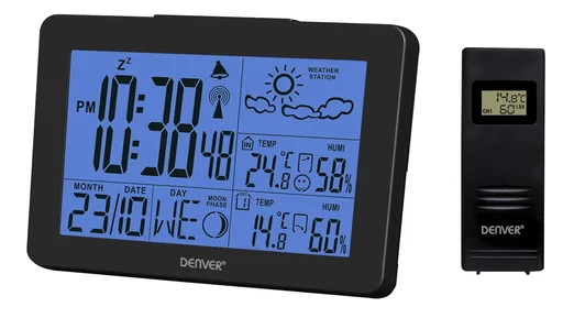 "Wetterstation mit Funkuhr inkl. Außensensor image"