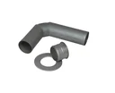 Kaminrohr-Anschluss Set 150 mm Standard graphit