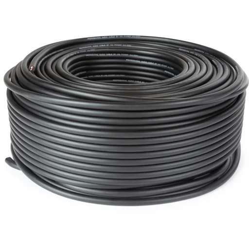 "professionelles lautsprecherkabel - schwarz - 2 x 2.50 mm² - 100 m image"