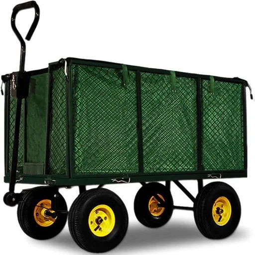 "Trolley mit Innenplane - grün - max 550 kg - 114x52x105 cm image"
