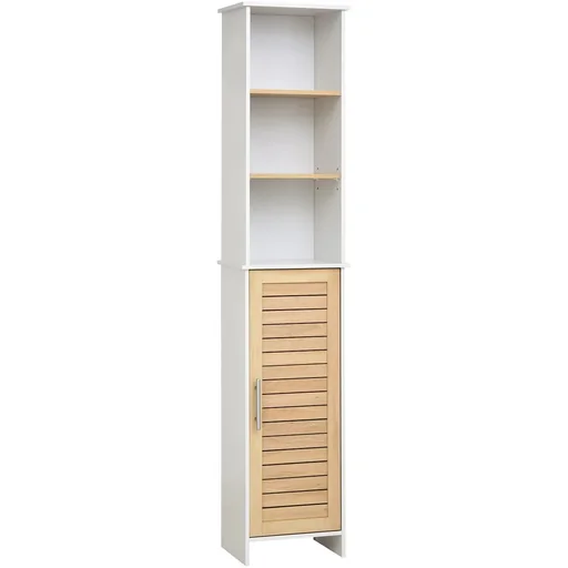 "Badezimmerschrank, natur+weiß image"
