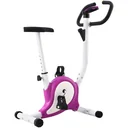 Heimtrainer mit Widerstandsbändern lila