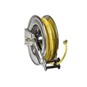 Schlauchaufroller OSM510 aus Edelstahl mit 25 m PVC-Gewebeschlauch