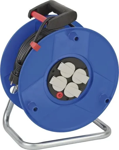 "Kabeltrommel Garant IP20, Durchmesser 290mm, Spezialkunststoff, 4 x 230V Steckdose, 50m image"