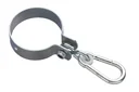 Schaukelhaken verzinkt Ø100 mm, Stärke 3 mm mit Karabiner für Rundholz