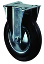 Bockrolle mit Vollgummi - Reifen, Raddurchmesser 100 mm