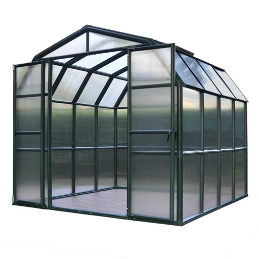 "Kunststoff Gewächshaus Grand Gardener 48 mit Fundament, 267 x 514 x 238 cm image"