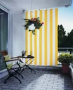 Sonnenschutz gelb/weiß