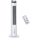 Luftkühler mit Wasserkühlung Fernbedienung Turmventilator Standventilator mit Luftbefeuchtung Klimagerät 8h Timer Nutzun