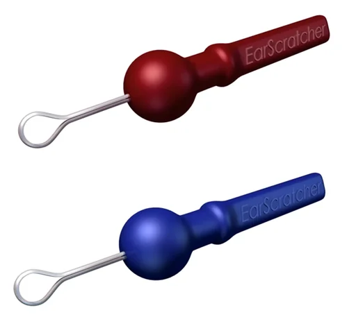"Sicherheits-Ohrreiniger „EarScratcher“ mit Trommelfell-Schutz, auf Blister, Blau/ Rot, 2er-Set image"