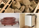 Saunaofenset 9 - 9,0 kW Kompakt mit Ofenanschlußkabel