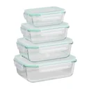 Vorratsdosen, Glas, 4er-Set