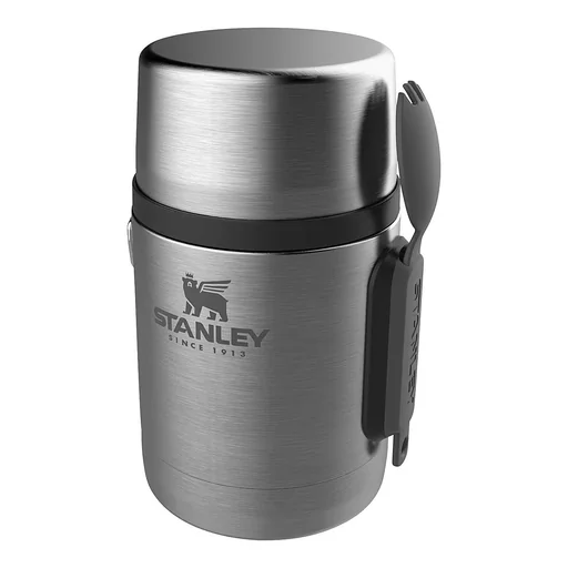 "Adventure Food Jar, 532 ml, 18/8 Edelstahl, Vakuum-Isolation, Essbesteck, Kleinteilefach image"