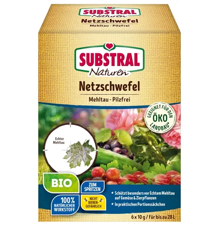 Bio Netzschwefel Mehltau - 6 x 10 g
