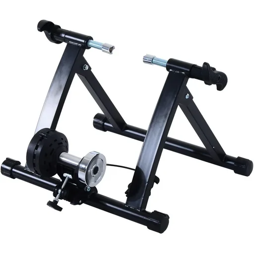 "Rollentrainer Fahrrad mit Magnetbremse schwarz image"
