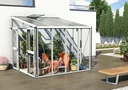 Pavillon-Nachrüstsatz für Gewächshaus Helena + Athene 7000, Farbe weiß