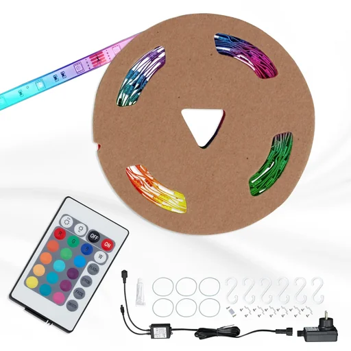 "RGB-LED Flexband für den Außenbereich,IP44, 3 m, 90 RGB-LEDs, Fernbedienung image"