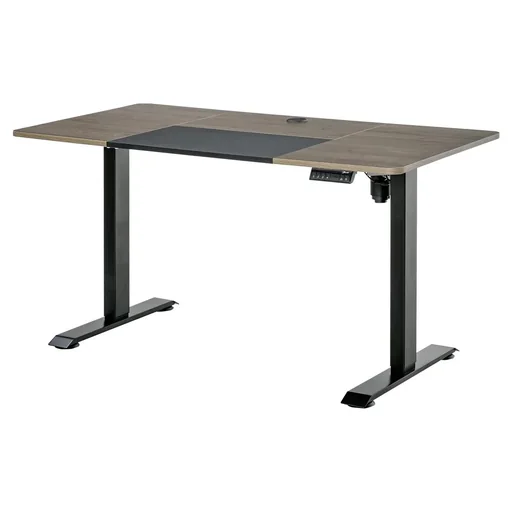 "Elektrischer Schreibtisch Computertisch höhenverstellbar Stehschreibtisch Bürotisch Schreibtischständer Metall Spanplatt image"