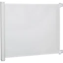 Treppengitter Metall Hunde weiß,115cm x 5,5cm x 82,5cm