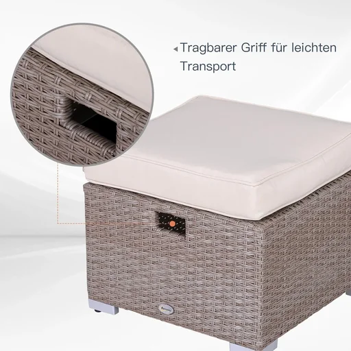 "Gartenmöbel-Set 6-teilig, khaki image"