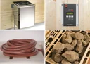 Saunaofenset 6 - 9,0 KW BioS mit Ofenanschlußkabel
