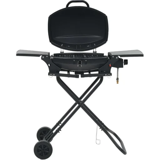 "Gasgrill mit Kochzone schwarz image"