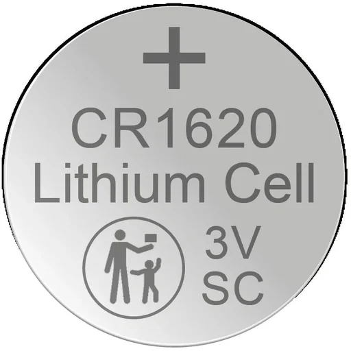 "Lithium Knopfzelle CR1620, 3 Volt - 5 Stück image"