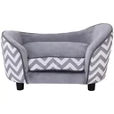 Haustiersofa Hundebett Hundesofa mit Kissen Grau