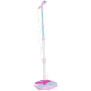 Kinder Mikrofon Standmikrofon Blinkleuchten Rosa