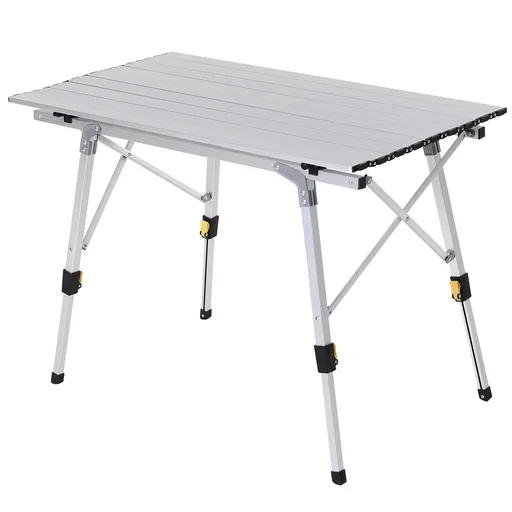 "Campingtisch höhenverstellbar silber image"
