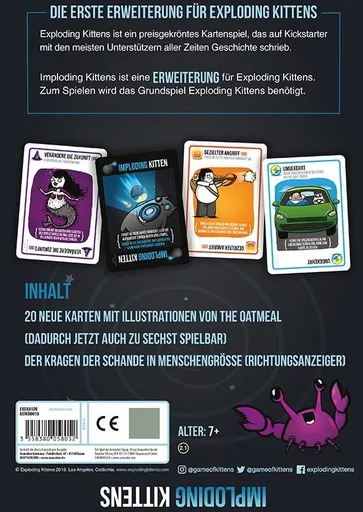 "Exploding Kittens - Erweiterung - Imploding Kittens image"