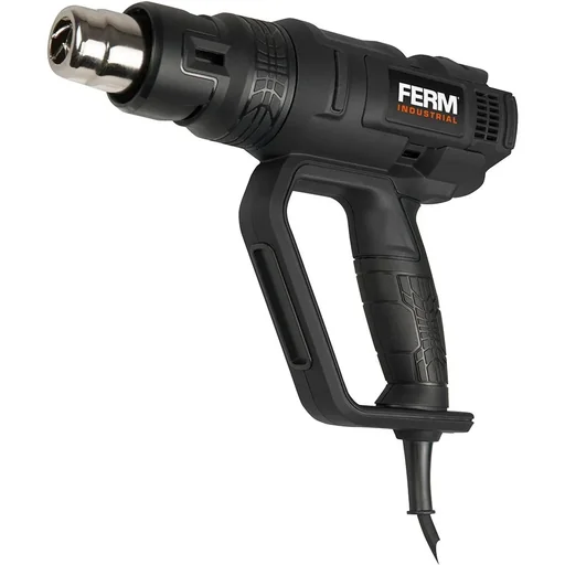 "HAM1017P Heißluftpistole 2000W - 3 Luftstufen - Variable Temperatur - Inkl. Überhitzungsschutz und 3m Kabel image"