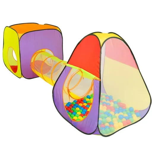 "Spielwerk 3-teiliges Spielzelt mit Tunnel image"