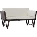 Gartensofa mit klappbaren Armlehnen