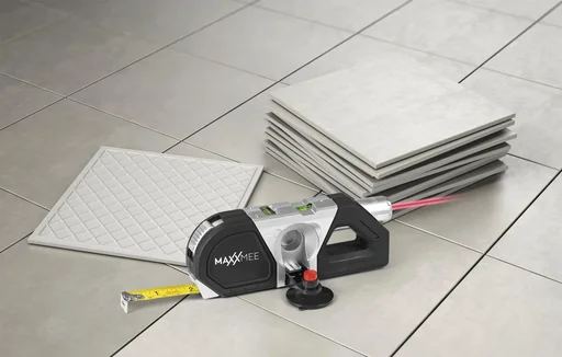 Laser-Waage 3 in 1 , 3 Volt, schwarz/silber