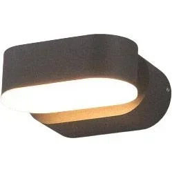 "VT-816 LED-Wandlampe schwenkbar - 6W - 3000K - 660 Lumen - grau image"