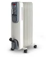Ölheizkörper mit 7 Rippen 1500 W, weiß