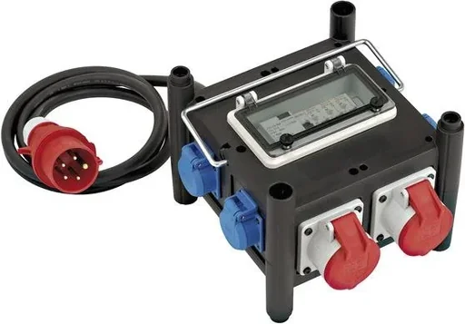 "Kompakter Gummi-Stromverteiler BSV 3 FI/16 2 IP44 image"