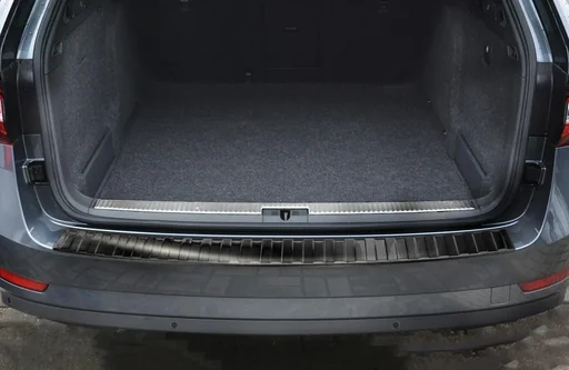 "Ladekantenschutz Edelstahl für Skoda Superb III Kombi - graphite / black, Baujahr 2015-2019, FL 2019> image"