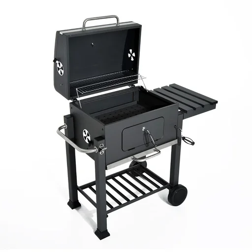 "Holzkohlegrill Grillwagen BBQ Holzkohle Kohlegrill image"